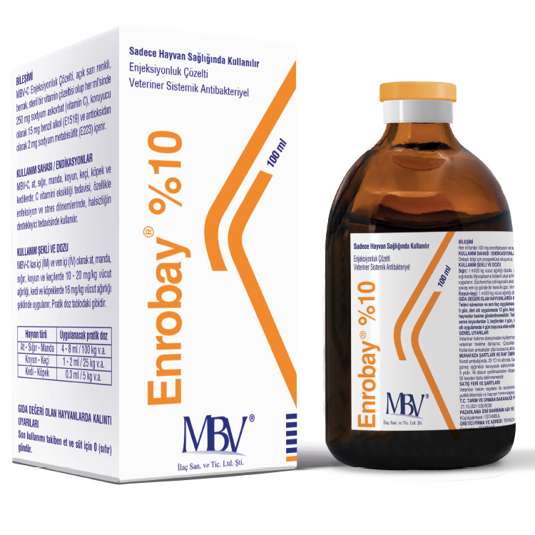 Enrobay %10 Enjeksiyonluk Çözelti